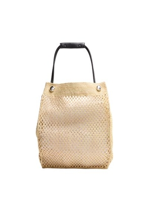 Pebble Honeycomb Hobo in raffia