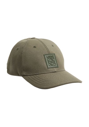 Patch cap in canvas