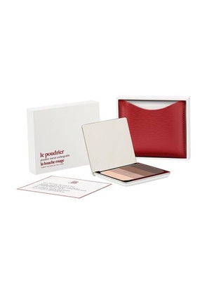 Red fine leather Tage eyeshadow set