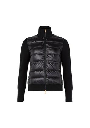 Bi-material jacket with logo