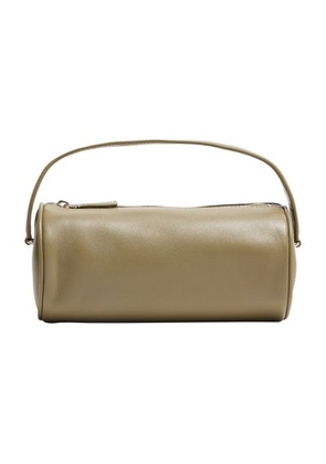 Round 90'S handbag in leather