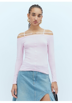 Jacquemus Le T-shirt Sierra - Woman Tops Pink S