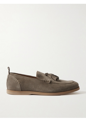 Mr P. - Leo Tasselled Suede Loafers - Men - Green - UK 7