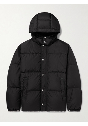 Mr P. - Padded Recycled-Shell Hooded Down Jacket - Men - Black - XS