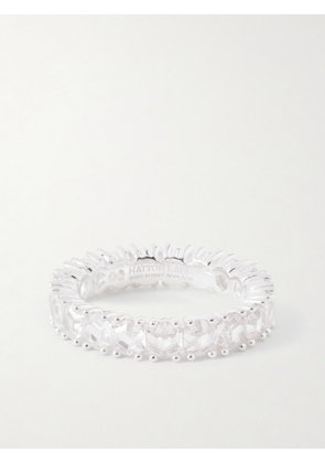 Hatton Labs - Odyssey Sterling Silver Cubic Zirconia Ring - Men - Silver - 9