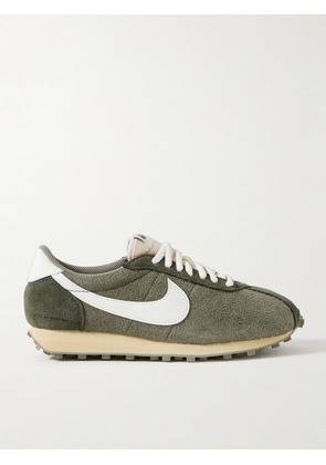 Nike - LD-1000 Leather-Trimmed Brushed-Suede Sneakers - Men - Green - US Men's 5