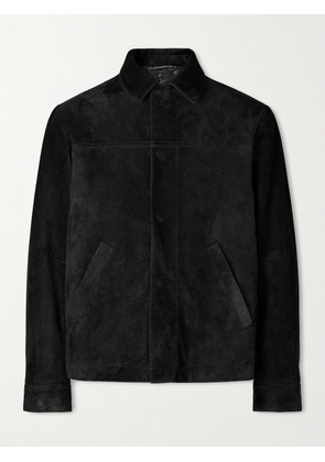 TOM FORD - Brushed-Suede Chore Jacket - Men - Black - IT 46