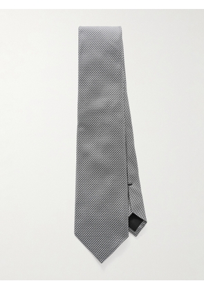TOM FORD - 8cm Silk-Jacquard Tie - Men - Gray