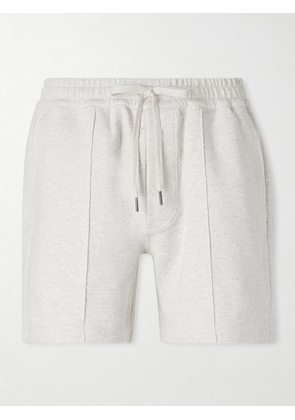 TOM FORD - Cotton, Silk and Cashmere-Blend Jersey Shorts - Men - Gray - IT 44