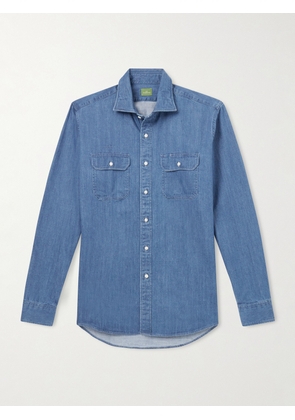 Sid Mashburn - Denim Shirt - Men - Blue - S