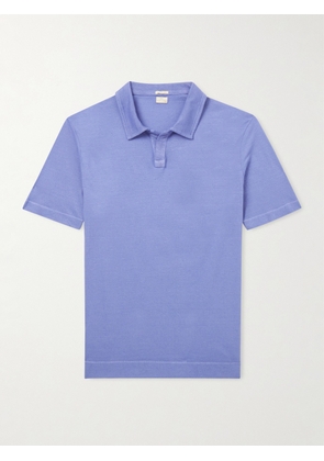 Massimo Alba - Aruba Linen and Cotton-Blend Polo Shirt - Men - Purple - S