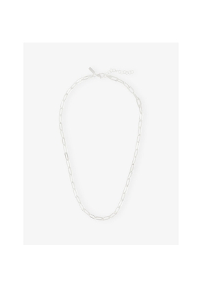 Mens Commonlines Paper Link Chain 925 Sterling-Silver Necklace