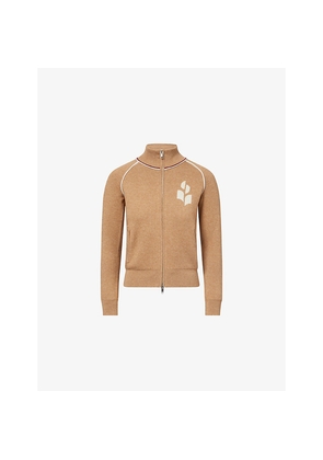 Womens Isabel Marant Etoile Lanya Log-Pattern Knitted Top