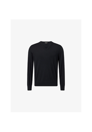 Mens Tom Ford Regular-Fit V-Neck Wool Jumper