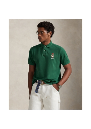 Custom Slim Fit Polo Bear Mesh Polo