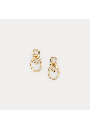 Gold-Plated Link Earrings