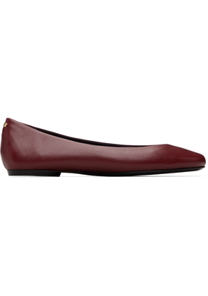 Lanvin Burgundy 'The Ballerina' Flats