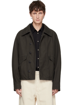LEMAIRE Khaki Boxy Blouson Jacket