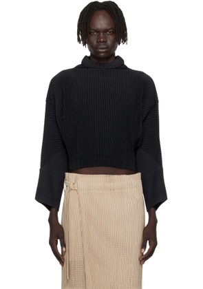HOMME PLISSÉ ISSEY MIYAKE Black Monthly Color June Turtleneck