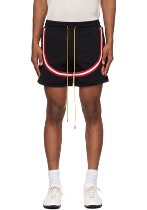 Rhude Black Crest Veille Track Shorts