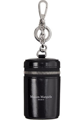 Maison Margiela Black Cylindrical Pouch Charm Keychain
