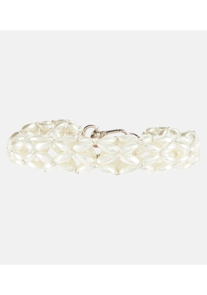 Simone Rocha Rope faux pearl choker