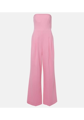 Emilia Wickstead Marcie strapless crepe jumpsuit