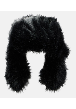 Ruslan Baginskiy Cotton-trimmed aviator hat