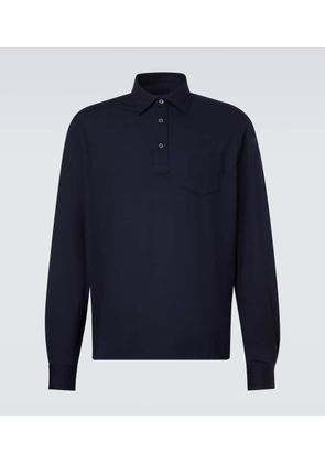 Ralph Lauren Purple Label Cotton and cashmere polo shirt