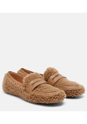 Gianvito Rossi Shearling loafers