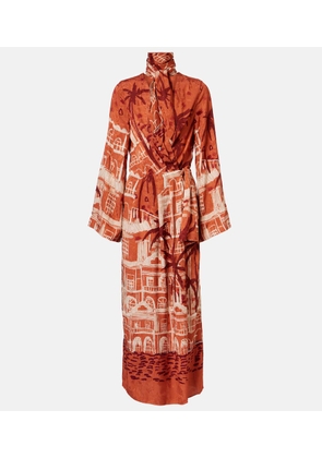 Johanna Ortiz Ollantay jacquard midi dress