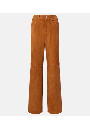 Stouls Mytheo suede wide-leg pants