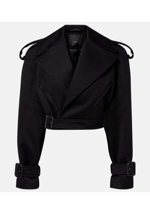Wardrobe.NYC Cropped wool jacket