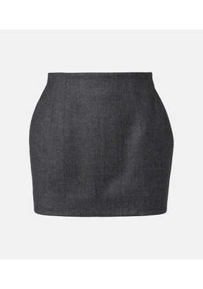 Wardrobe.NYC Wool miniskirt