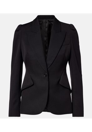 McQueen Single-breasted wool jacket