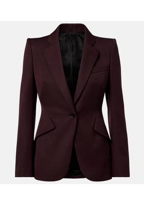 McQueen Wool grain de poudre blazer
