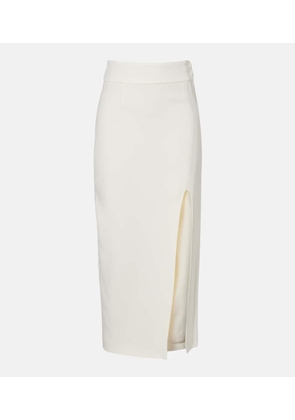 Victoria Beckham Twill midi skirt