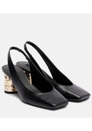 Givenchy Tape 65 leather slingback pumps