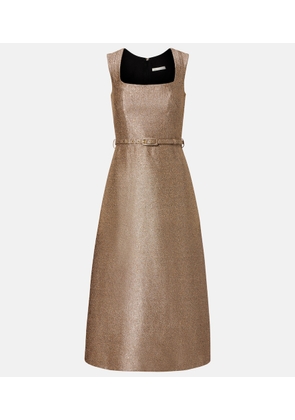 Emilia Wickstead Ciro sequined tweed cocktail dress