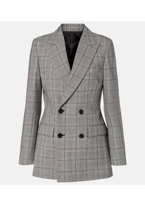 Nili Lotan Weston plaid virgin wool blazer