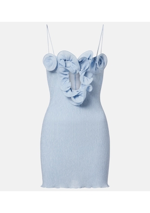 Magda Butrym Ruffled crepe minidress