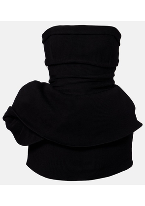 Magda Butrym Asymmetric peplum bustier dress