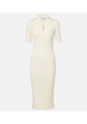 Jil Sander Knitted wool midi dress