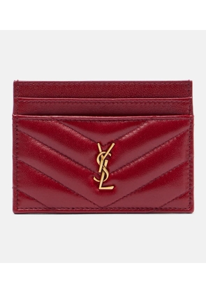 Saint Laurent Cassandre matelasse leather card holder