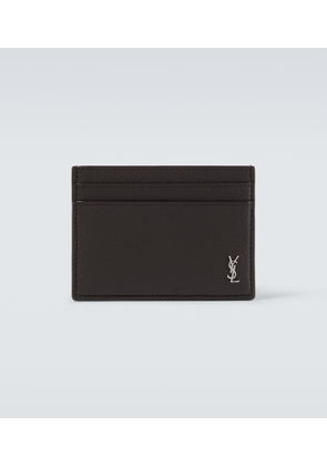 Saint Laurent Cassandre leather card holder