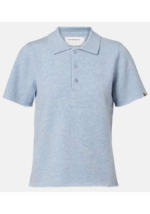 Extreme Cashmere NÂ°198 Salamander cashmere-blend polo shirt