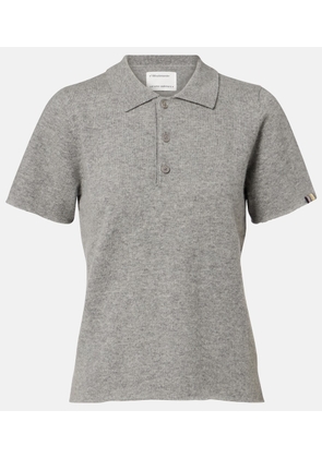Extreme Cashmere NÂ°198 Salamander cashmere-blend polo shirt