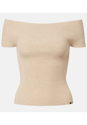 Extreme Cashmere NÂ°381 Libra cashmere-blend top