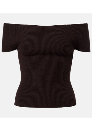 Extreme Cashmere NÂ°381 Libra cashmere-blend top