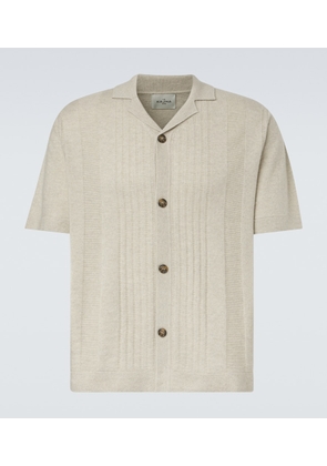 Le Kasha Gerone knitted cashmere polo shirt